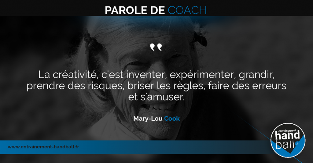 La créativité, c'est inventer, expérimenter, grandir, prendre des risques, briser les règles, faire des erreurs et s'amuser.