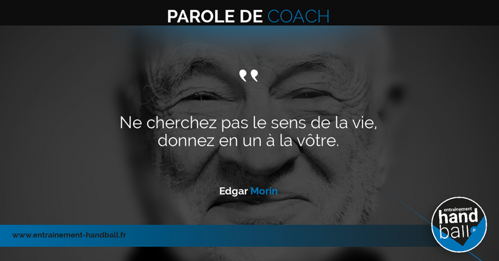 Ne cherchez pas le sens de la vie, donnez en un à la vôtre.