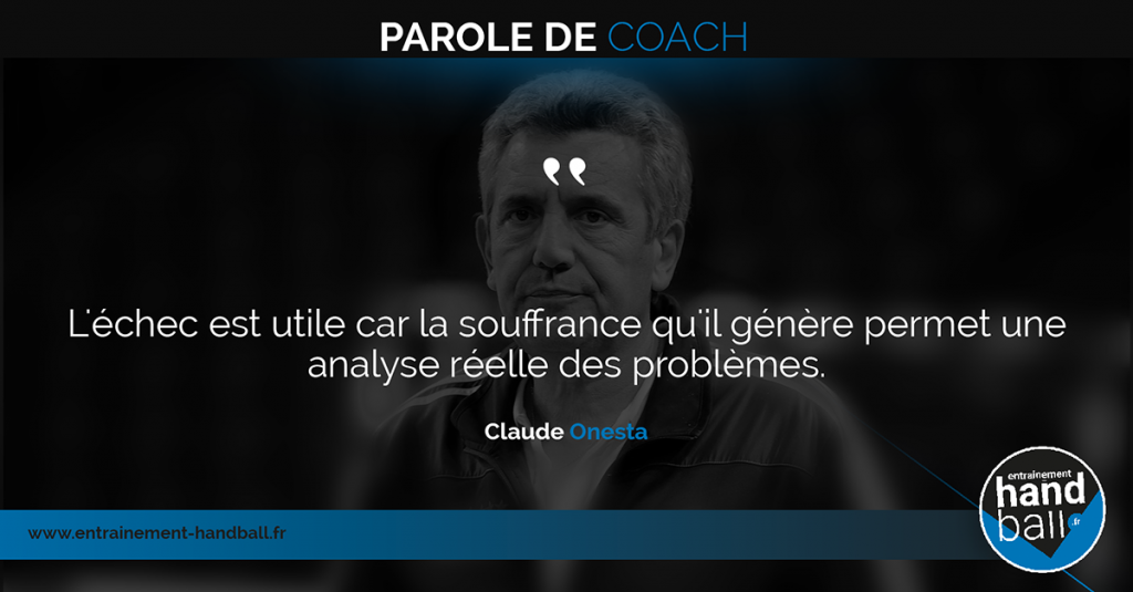 L'échec est utile car la souffrance qu'il génère permet une analyse réelle des problèmes.