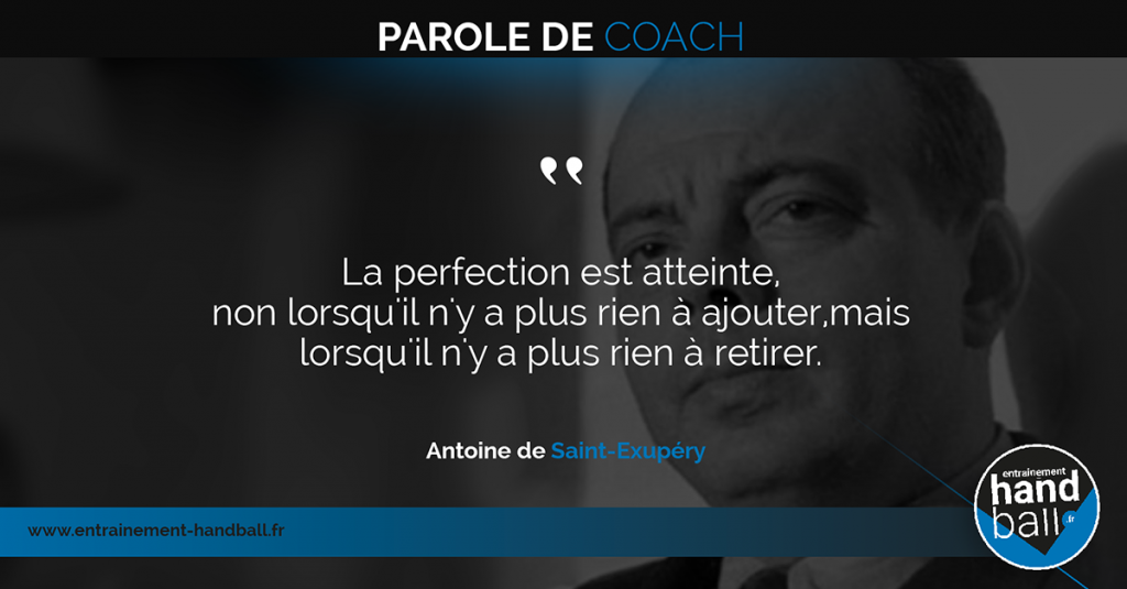 La perfection est atteinte,<br />
non lorsqu'il n'y a plus rien à ajouter, mais<br />
lorsqu'il n'y a plus rien à retirer.