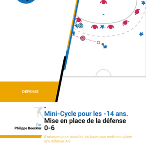 Cycle de 6 séances : Défense 0-6 pour les -14 ans