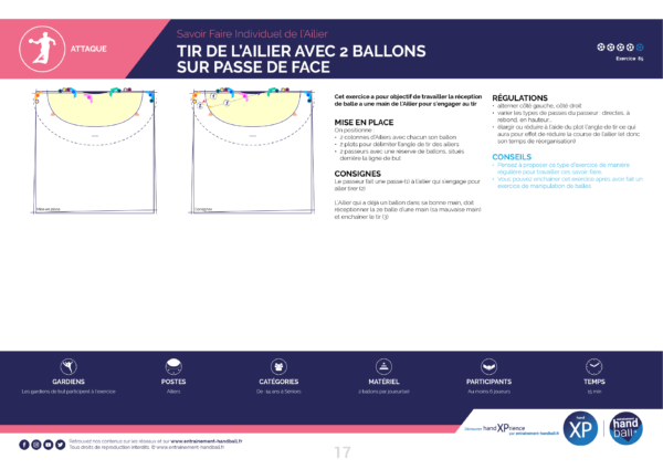 Cahier de 20 exercices pour les Ailiers