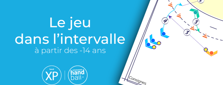 Séance d'entrainement de handball : le jeu dans l'intervalle