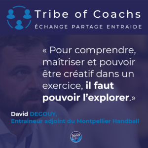 3 question à ... David Degouy, entraineur adjoint du Montpellier Handball