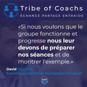 3 question à ... David Degouy, entraineur adjoint du Montpellier Handball