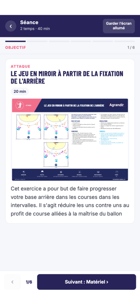 Le mode salle sur téléphone, un exercice ouvert